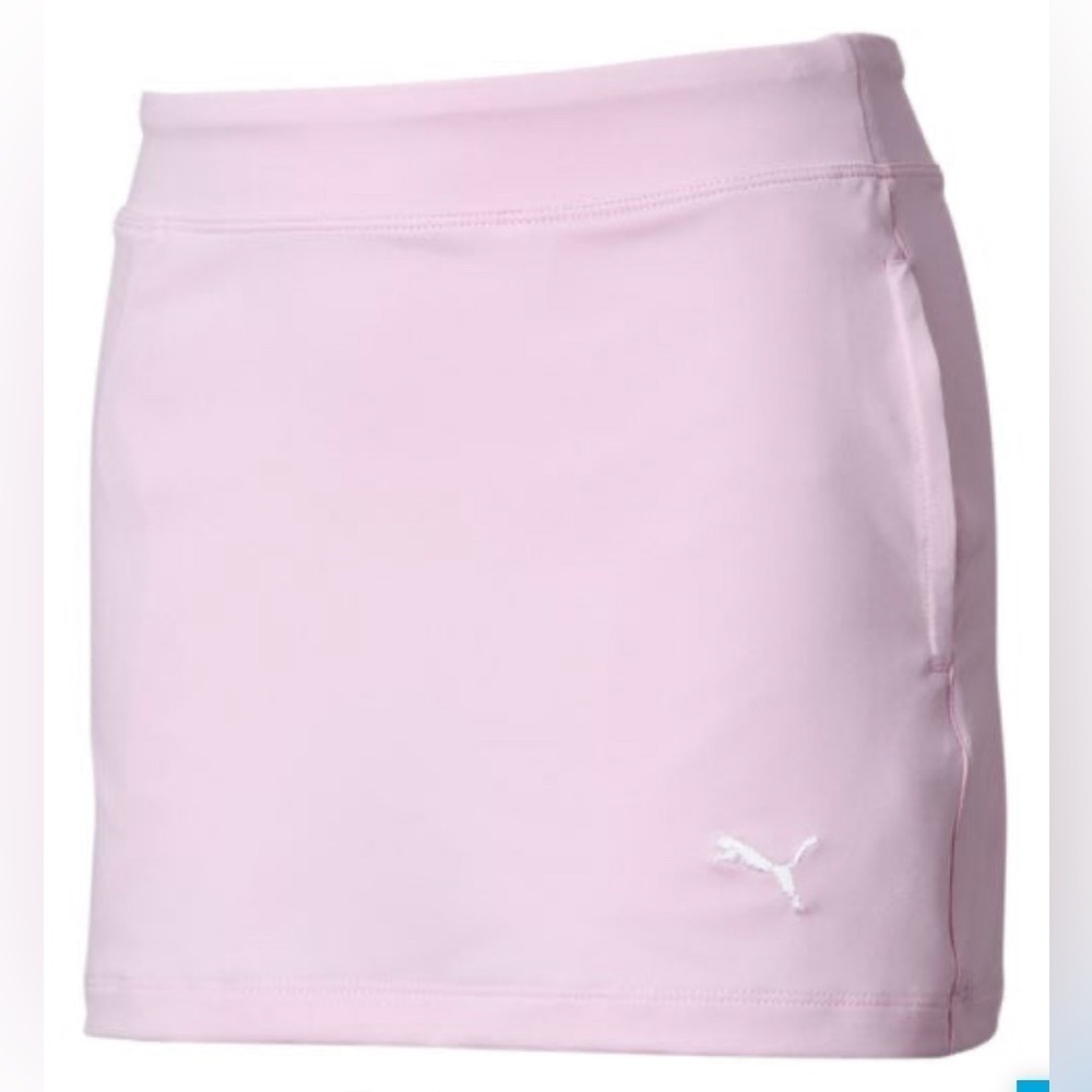 Puma Junior’s Knit Golf Skort Removable Shorts Light Pink NWT XL